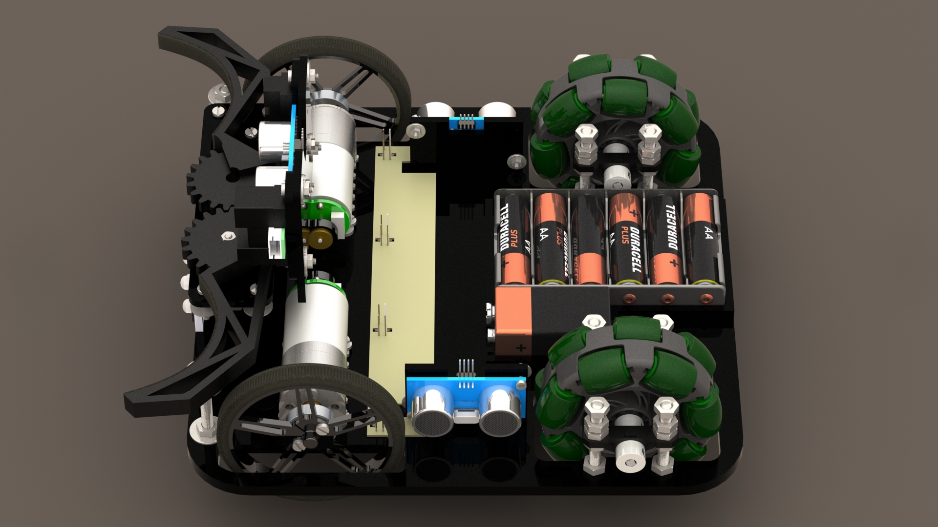 Marvin万向轮机器人车(Arduino系统)结构